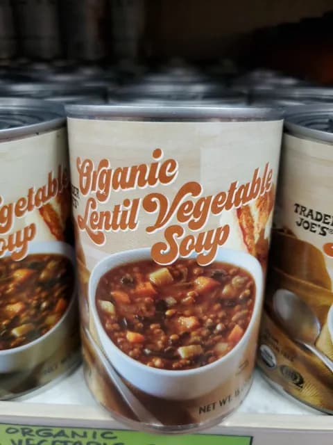 Is it Gelatin free? Trader Joe’s Organic Lentil Vegetable Soup