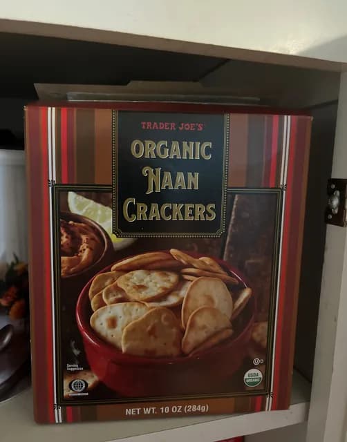 Is it Wheat Free? Trader Joe's Organic Naan Crackers