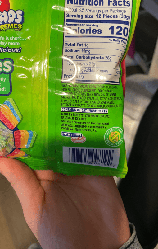 Is it Wheat Free? Airheads Xtremes Bites