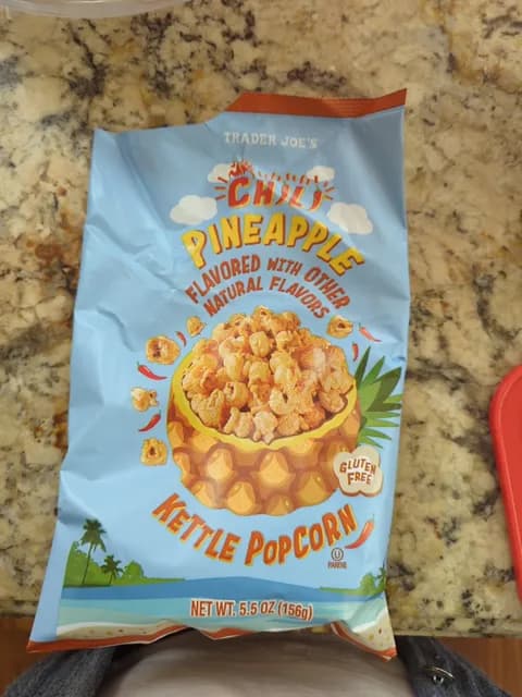 Is it Lactose Free? Trader Joe's Chili Pineapple Kettle Popcorn