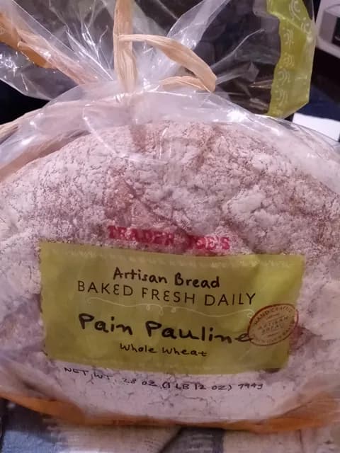 Is it Lactose Free? Trader Joe's Artisan Bread Whole Wheat Pain Pauline