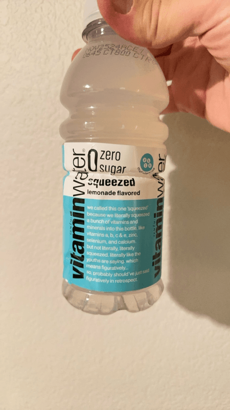 Is it Vegetarian? Vitaminwater Zero Squeezed Lemonade