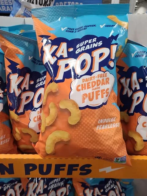 Is it Wheat Free? Ka-pop! Super Grains Dairy Free Cheddar Flavor Puffs