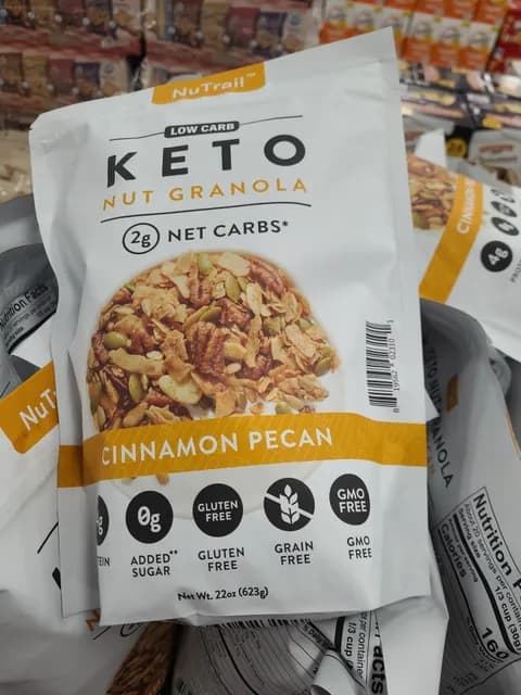 Is it Gelatin free? Nutrail Low Carb Keto Nut Granola Cinnamon Pecan