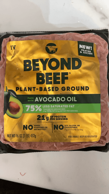 Is it Vegetarian? Beyond Meat Beyond Beef Plant-based Ground