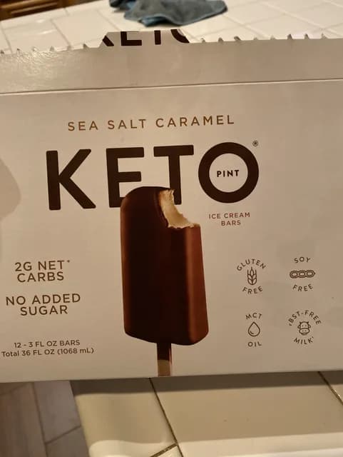 Is it Low Histamine? Keto Pint Sea Salt Caramel Ice Cream Bars