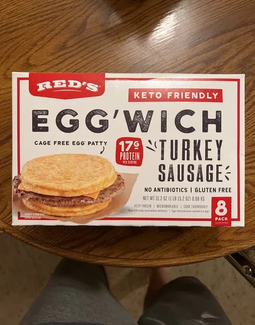 Is it Gelatin free? Red's Keto Friendly Egg'wich Turkey Sausage