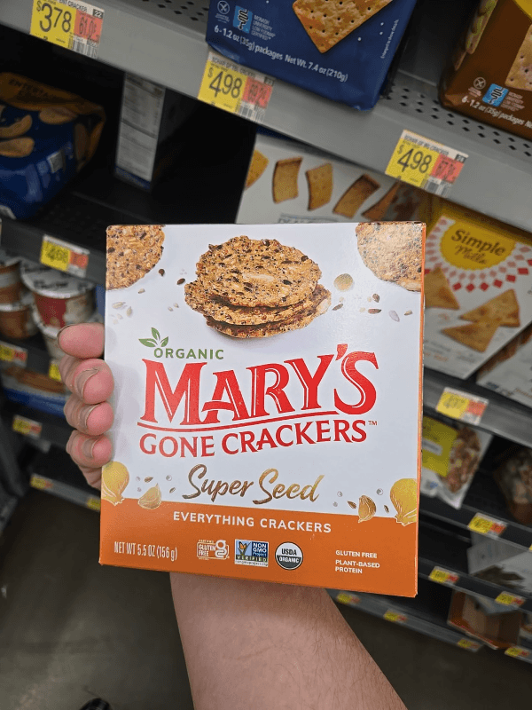 Is it Vegetarian? Mary's Gone Crackers Organic Everything Super Seed Crackers