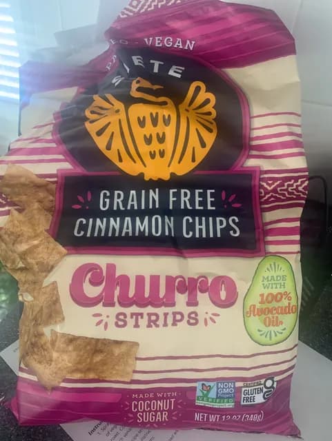 Is it Gelatin free? Siete Foods Grain Free Churro Strips Cinnamon Chips