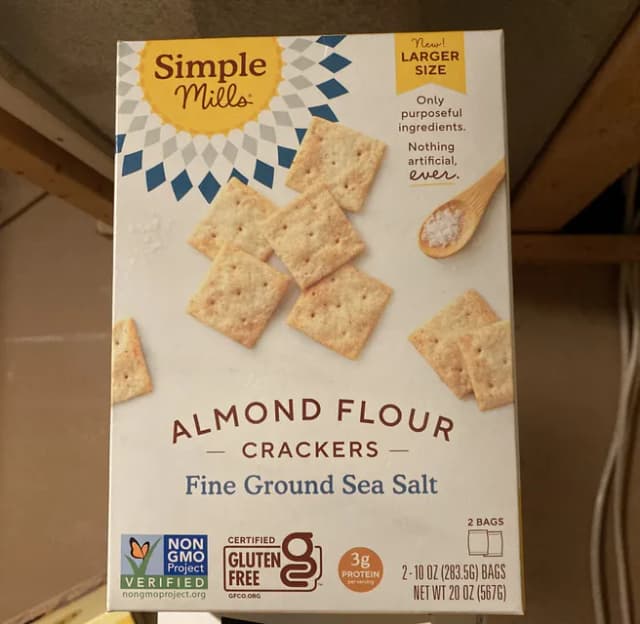 Is it Low Histamine? Simple Mills Almond Flour Fine Ground Sea Salt Crackers