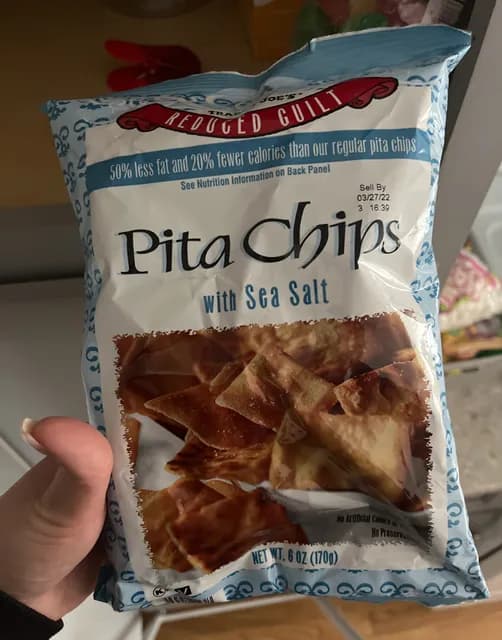 Is it Wheat Free? Trader Joe's Reduced Guilt Pita Chips With Sea Salt