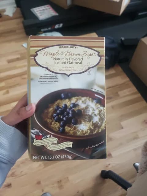 Is it Gelatin free? Trader Joe's Maple & Brown Sugar Naturally Flavored Instant Oatmeal