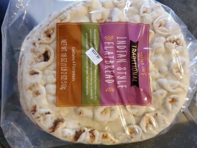 Is it Low Histamine? Trader Joe's Traditional Indian Style Flatbread