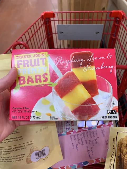 Is it Gelatin free? Trader Joe's Fruit Frenzy Bars Raspberry, Lemon & Strawberry