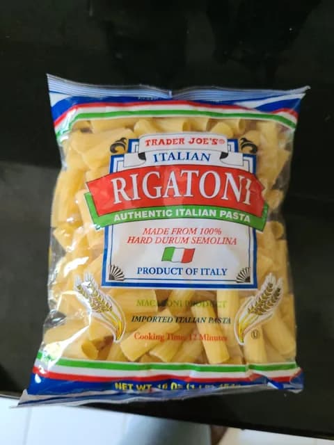 Is it Low Histamine? Trader Joe's Italian Rigatoni Pasta