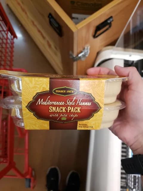 Is it Lactose Free? Trader Joe's Mediterranean Style Hummus Snack Pack With Pita Chips