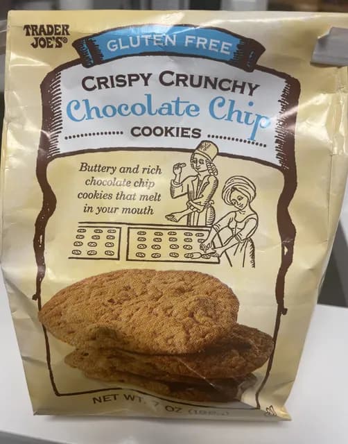 Is it Wheat Free? Trader Joe's Gluten Free Crispy Crunchy Chocolate Chip Cookies