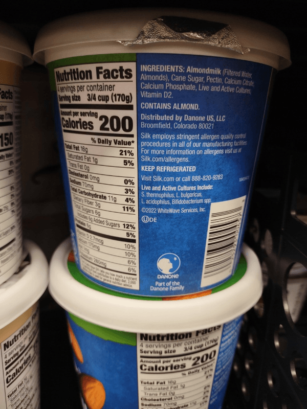 Is it Gelatin free? Silk Plain Almond Milk Yogurt Alternative