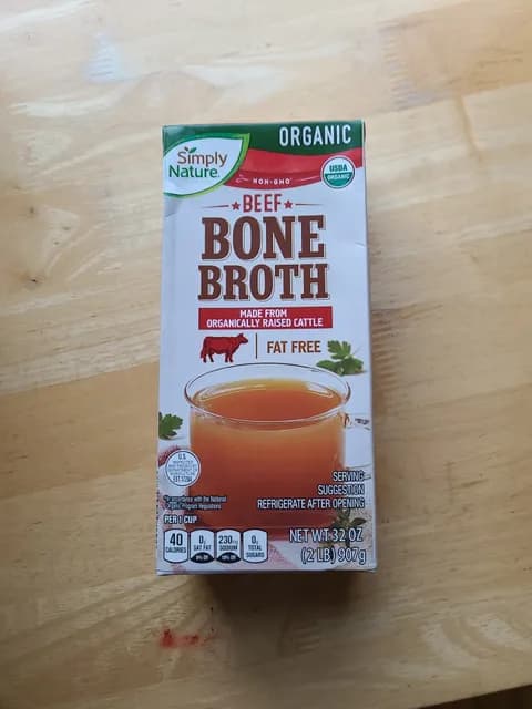 Is it Gelatin free? Simply Nature Organic Non-gmo Beef Bone Broth