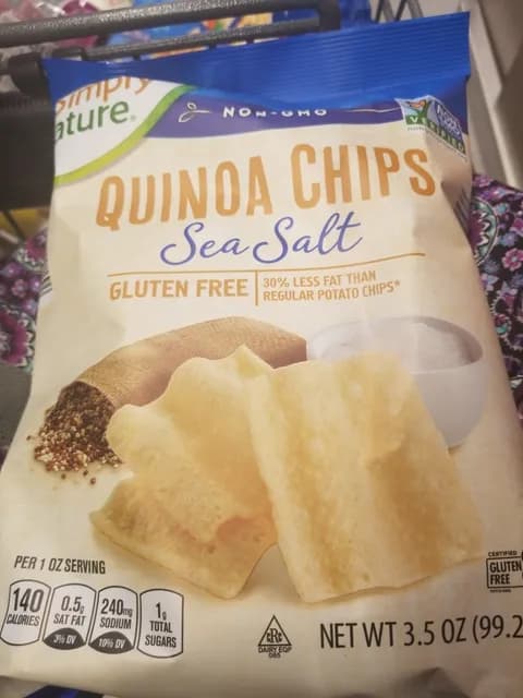 Is it Low Histamine? Simply Nature Sea Salt Quinoa Chips