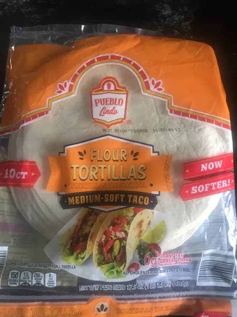 Is it Low Histamine? Pueblo Lindo Flour Tortillas Medium-soft Taco