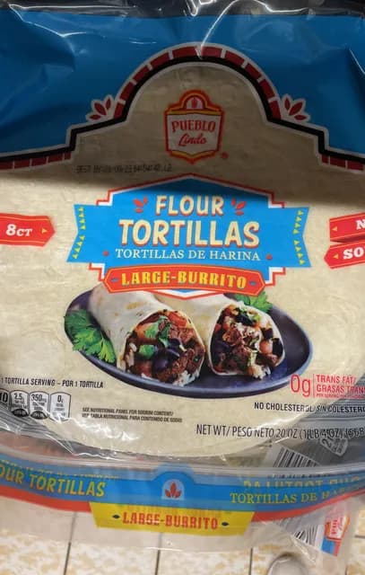 Is it Lactose Free? Pueblo Lindo Large Burrito Flour Tortillas