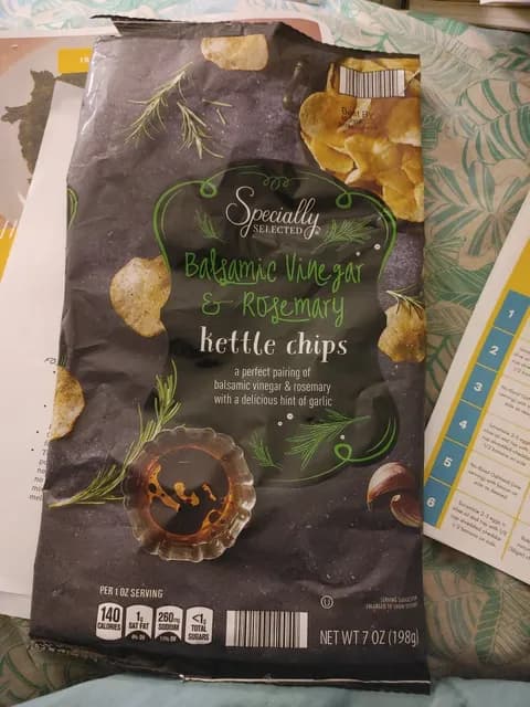 Is it Wheat Free? Specially Selected Balsamic Vinegar & Rosemary Kettle Chips