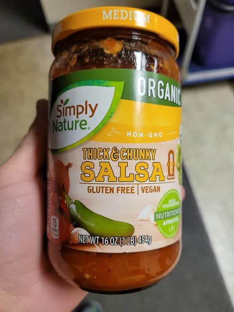 Is it Lactose Free? Simply Nature Organic Thick & Chunky Medium Salsa