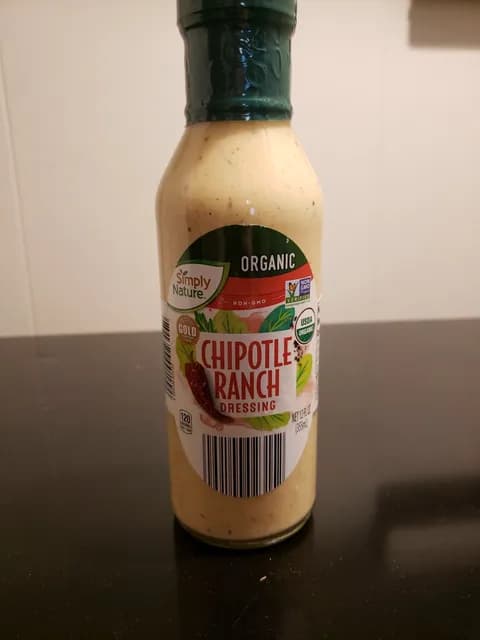 Is it Milk Free? Simply Nature Organic Chipotle Ranch Dressing