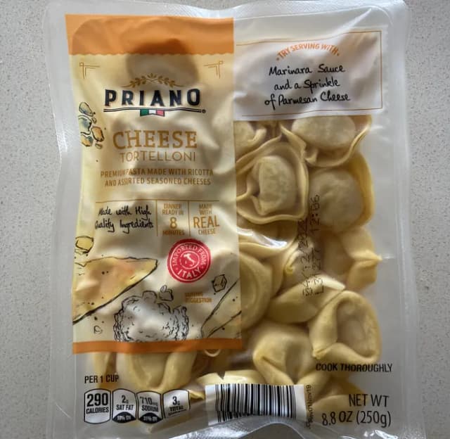 Is it Gelatin free? Priano Cheese Tortelloni