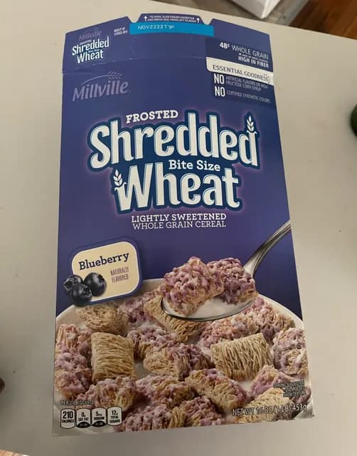 Is it Gelatin free? Millville Frosted Shredded Wheat Bite Size Lightly Sweetened Whole Grain Cereal