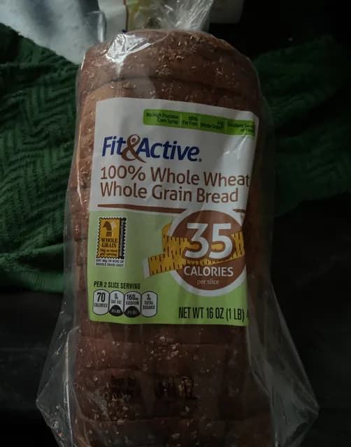 Is it Wheat Free? Fit & Active 100% Whole Wheat Whole Grain Bread