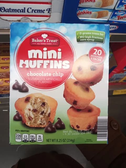 Is it Low Histamine? Baker’s Treat Mini Muffins Chocolate Chip