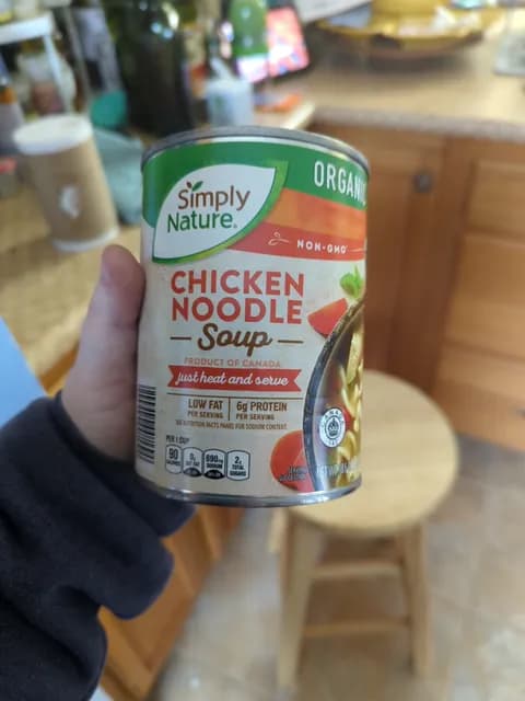 Is it Low Histamine? Simply Nature Organic Chicken Noodle Soup