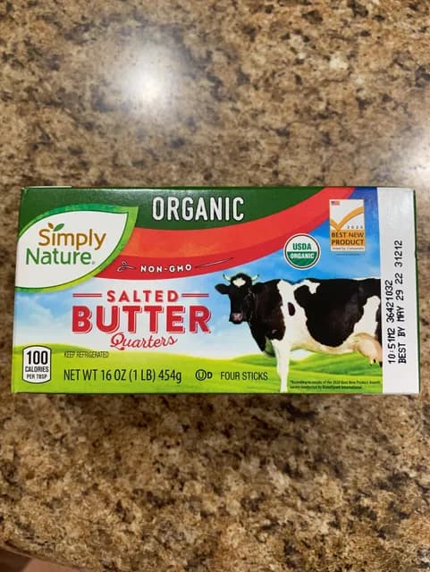 Is it Wheat Free? Simply Nature Organic Non-gmo Salted Butter Quarters