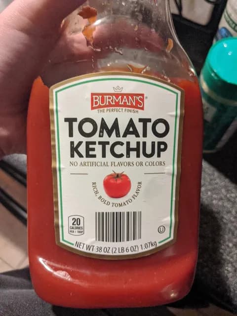 Is it Wheat Free? Burman's Tomato Ketchup Rich, Bold Tomato Flavor