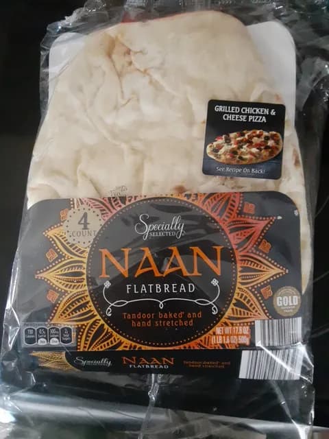 Is it Gelatin free? Specially Selected Naan Flatbread