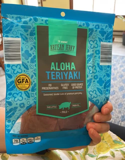 Is it Low Histamine? Simms Artisan Jerky Aloha Teriyaki Mild