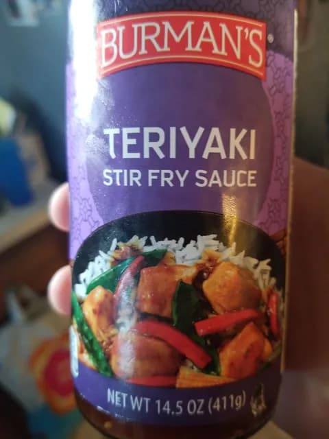 Is it Milk Free? Burman's Teriyaki Stir Fry Sauce