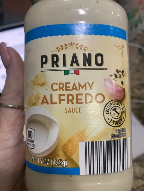 Is it Low Histamine? Priano Creamy Alfredo Sauce