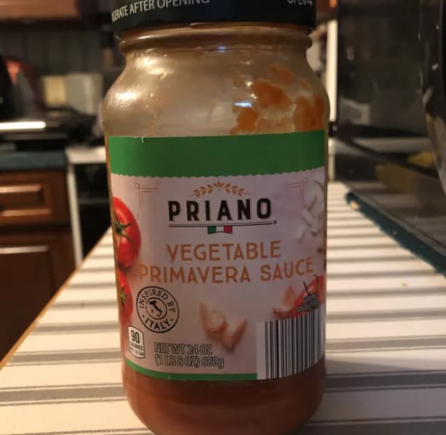 Is it Lactose Free? Priano Vegetable Primavera Sauce