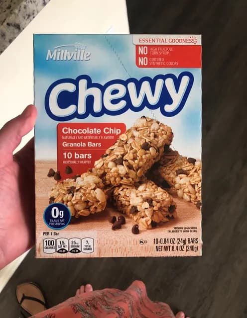 Is it Gelatin free? Millville Chewy Chocolate Chip Granola Bars