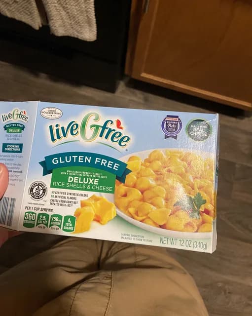 Is it Low Histamine? Livegfree Gluten Free Deluxe Rice Shells & Cheese