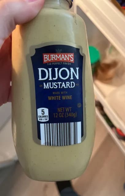 Is it Pescatarian? Burman's Dijon Mustard Made With White Wine