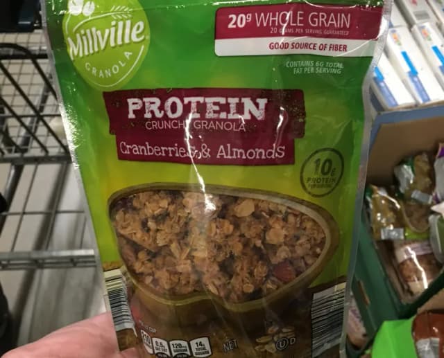 Is it Wheat Free? Millville Granola Protein Crunch Granola Cranberries & Almonds