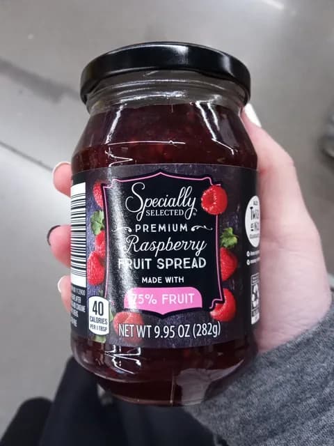 Is it Wheat Free? Specially Selected Premium Raspberry Fruit Spread Made With 75% Fruit