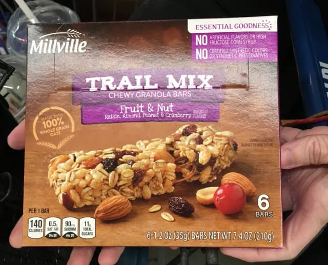 Is it Low Histamine? Millville Trail Mix Chewy Granola Bars Fruit & Nut