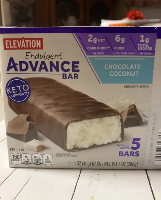 Is it Gelatin free? Elevation Endulgent Chocolate Coconut Bar