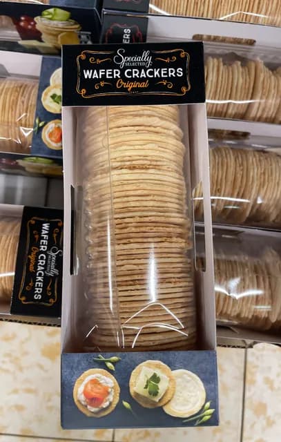 Is it Pescatarian? Specially Selected Original Wafer Crackers