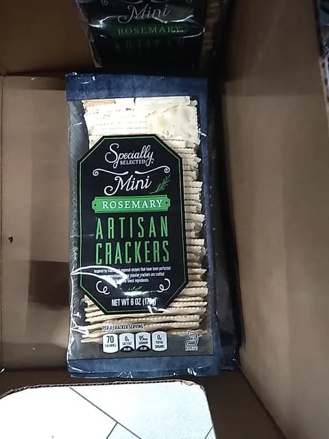 Is it Milk Free? Specially Selected Mini Rosemary Artisan Crackers